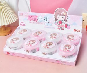 Strawberry Milk Bubble Slime